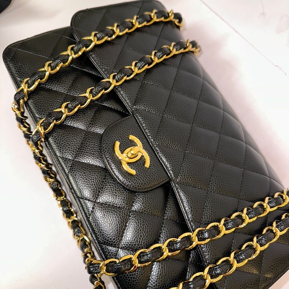 💎✨ Authentic 💎✨Chanel Classic double flap caviar ghw - Picture 16 of 16